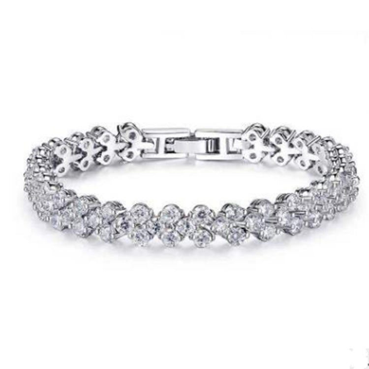Fashion Women's Crystal Bracelet Gold And Silver Rose Gold Color Bracelet Magnetic Therapy Bracelet Health Jewelry