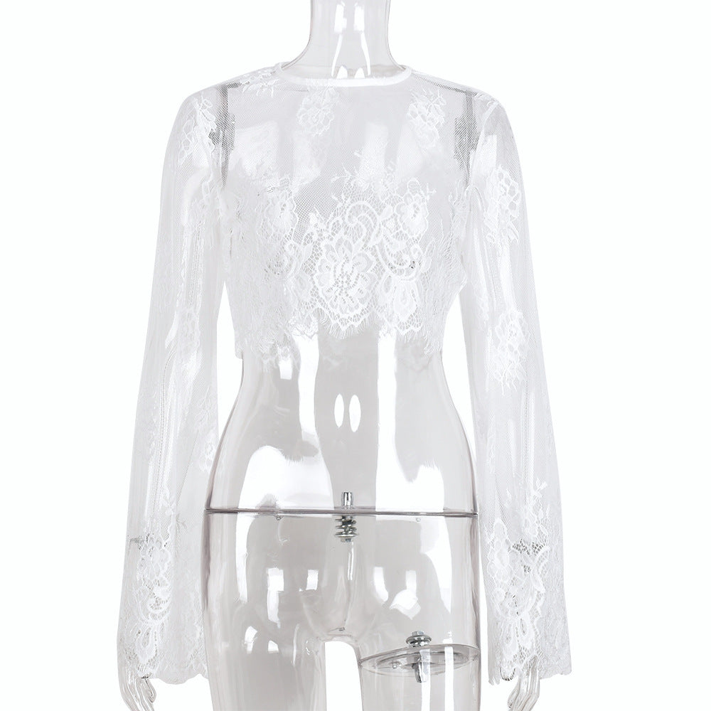 European And American Women's Clothing Lace Top