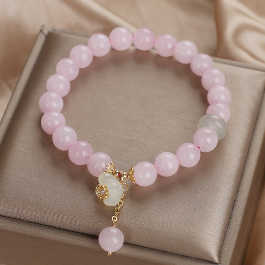 Natural Crystal Bracelet Girls Super Fairy Sweet