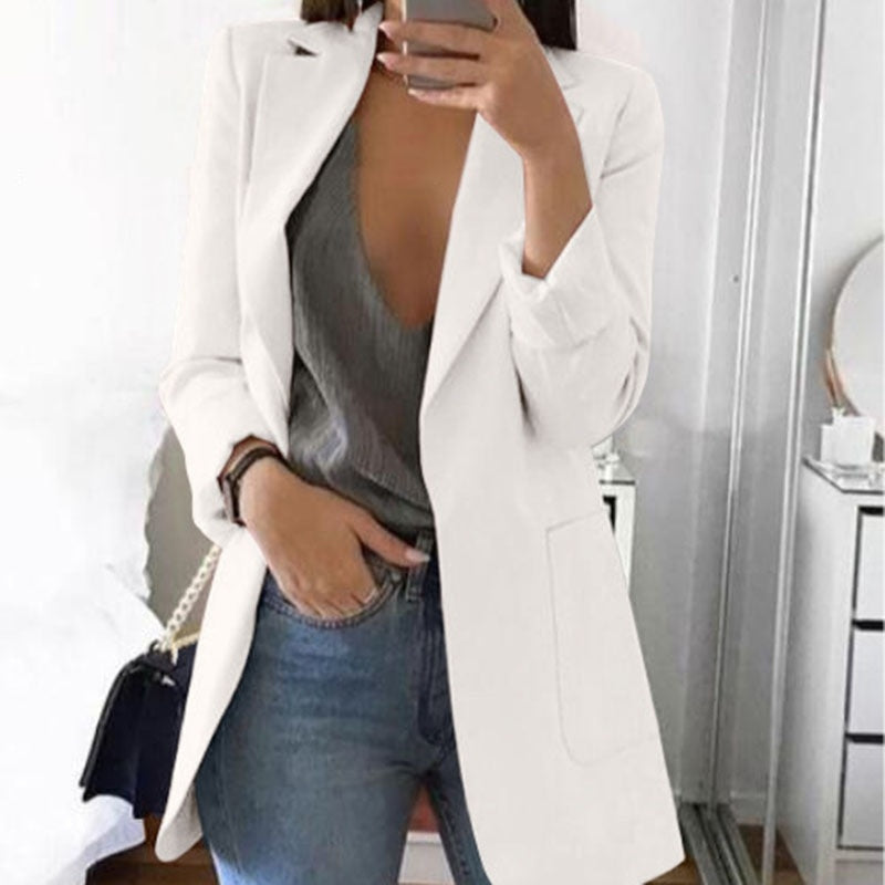 Lapel Slim Cardigan Temperament Blazer