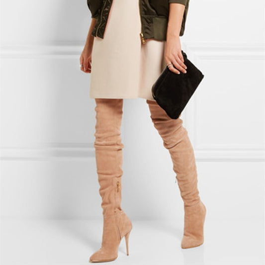 Knight over the knee boots