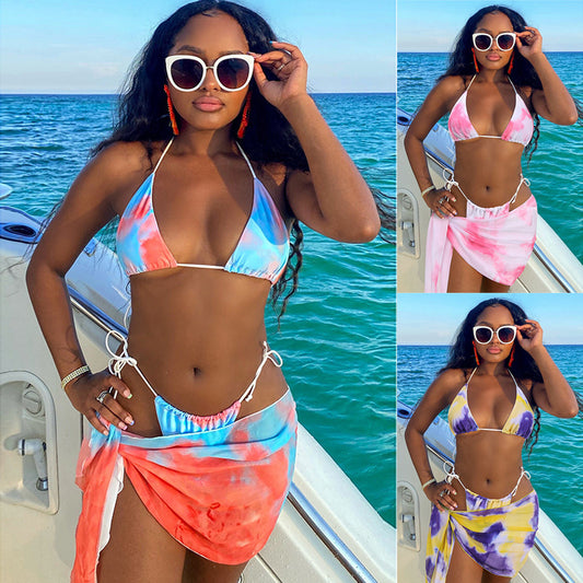 New Style Swimwear Sexy Split Swimsuit Women Bikini Bikini Three-Piece Swimwear