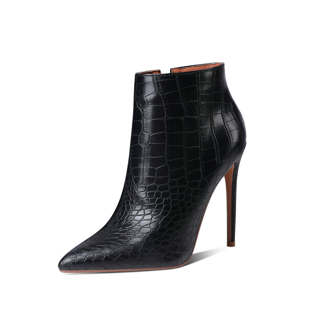 Autumn And Winter Women's Stiletto Ankle Boots