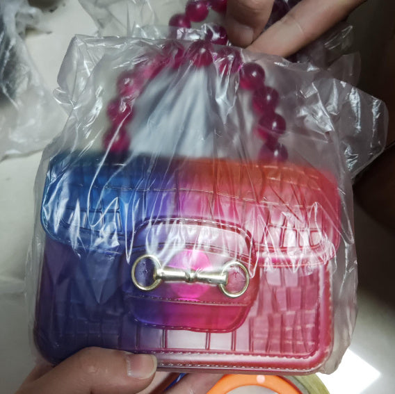 Pearl Handheld Transparent Jelly Bag