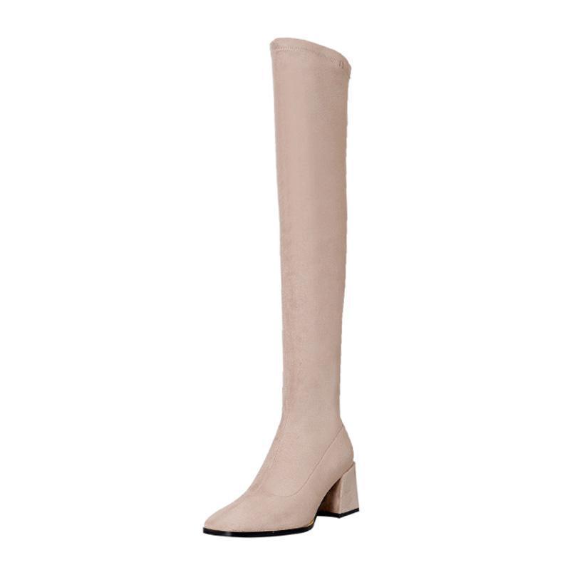 Over The Knee Thick Heel High Heel Boots