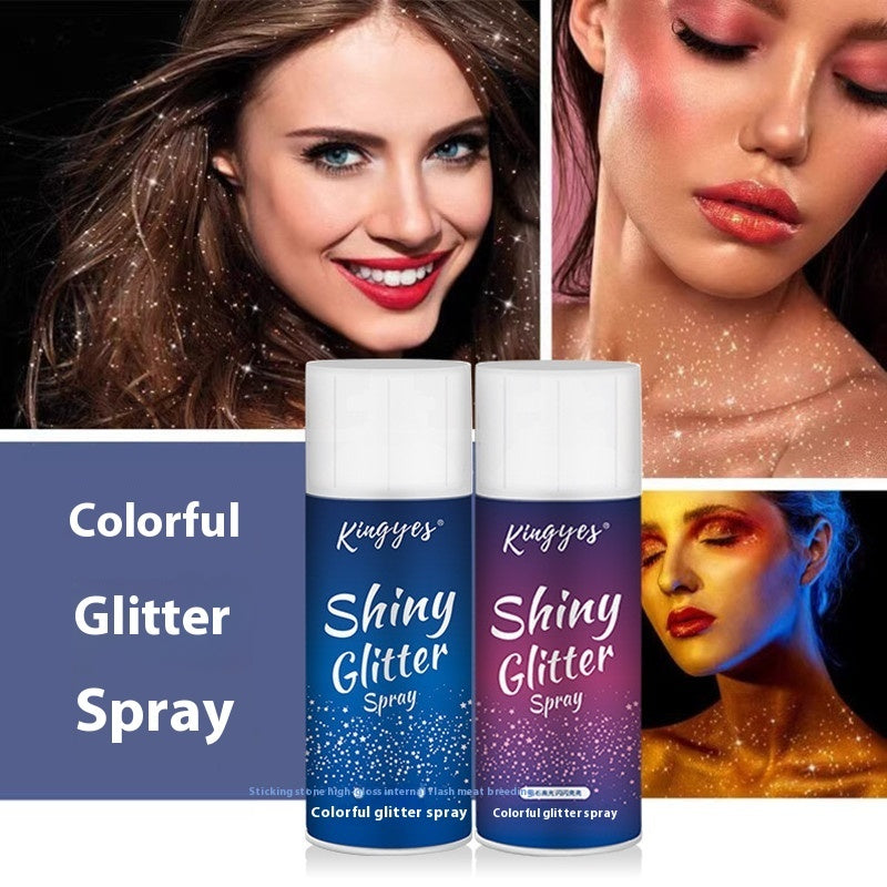 Shiny Glitter Spray Is Not Easy To Makeup Body