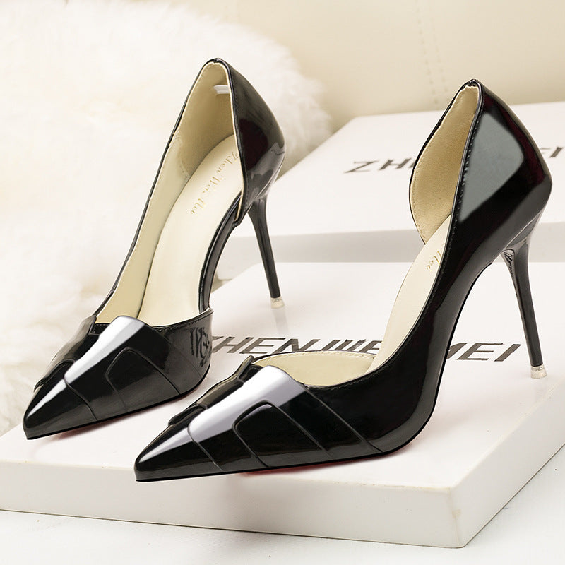 High Heels Stiletto High Heel Side Hollow