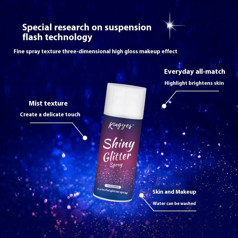 Shiny Glitter Spray Is Not Easy To Makeup Body