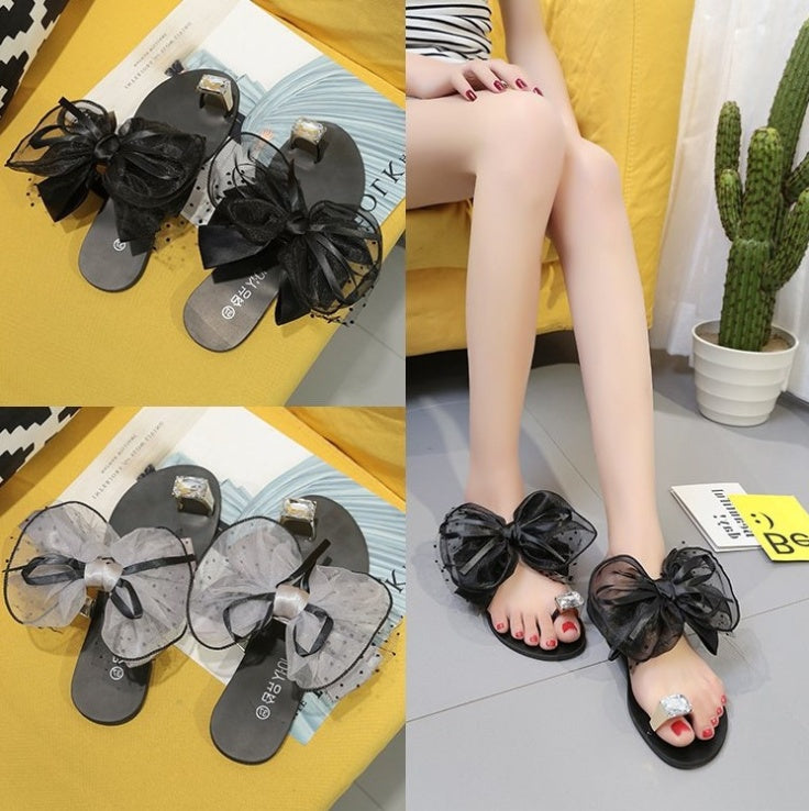 Fairy cool new female summer slippers fashion outdoor wear new flat bottom beach shoes women's shoes