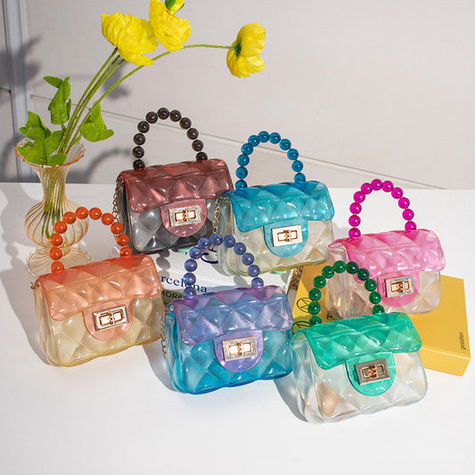 Pearl Handheld Transparent Jelly Bag