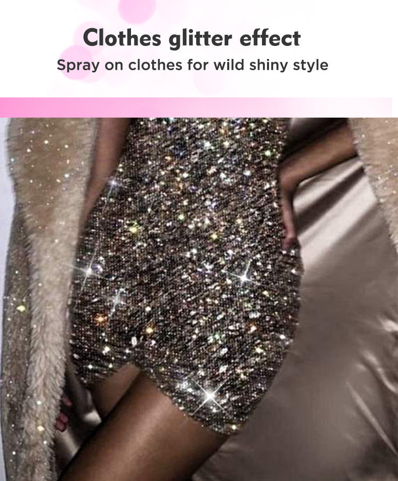 Shiny Glitter Spray Is Not Easy To Makeup Body