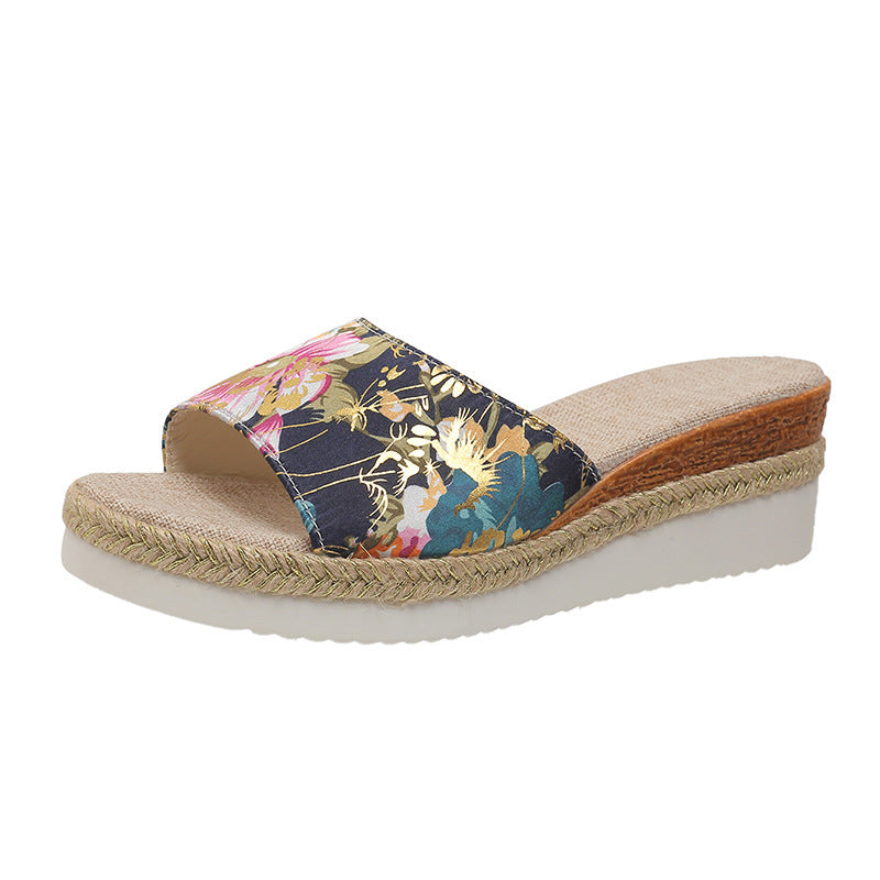 Fashion Women's Platform Floral Sandals