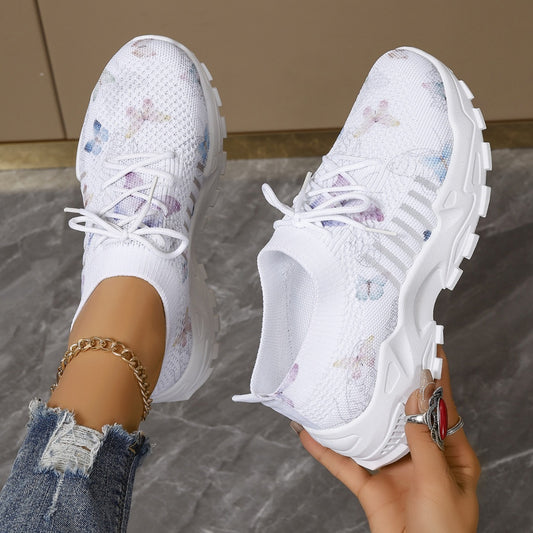 Flying Woven Shoes All-match Non-slip Wear-resistant Sneakers