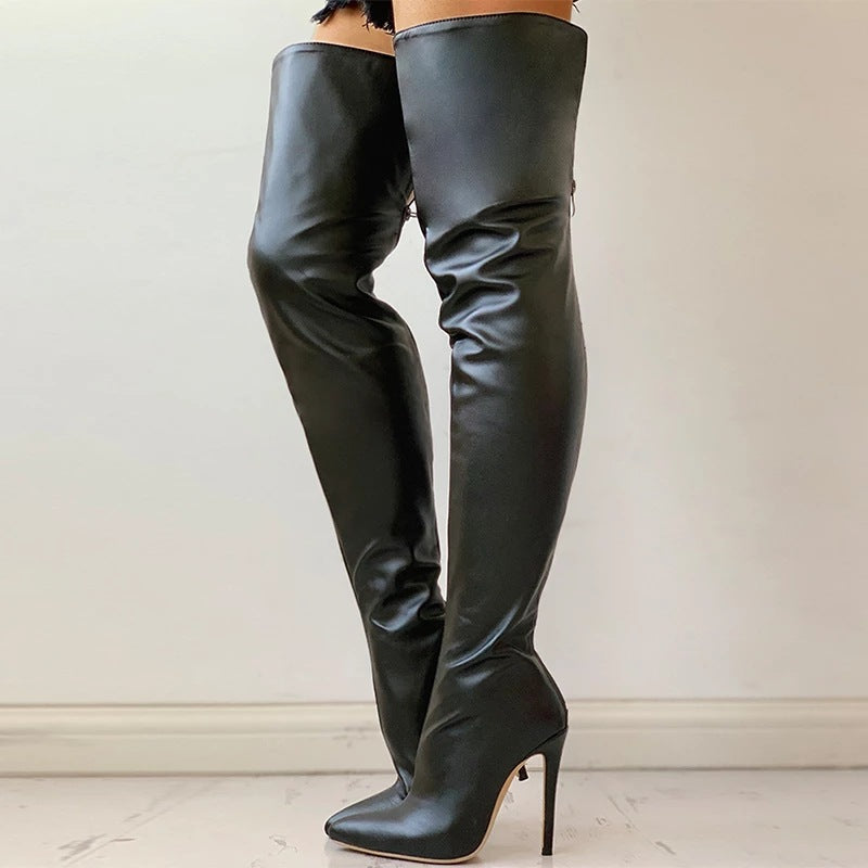 Personality Below The Knee Plus Size Women's Boots