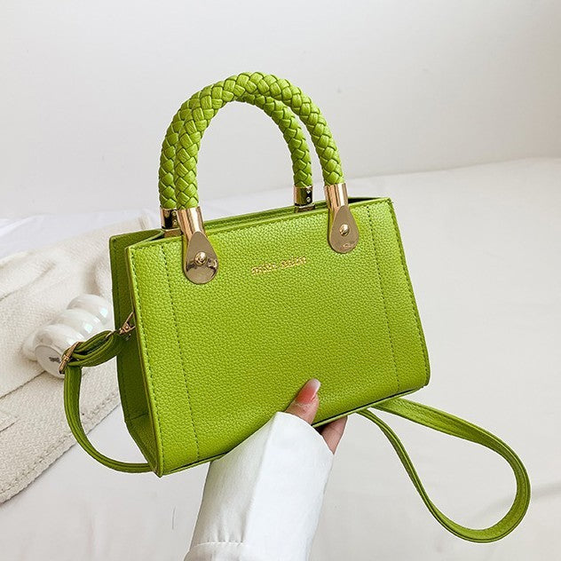 Women's Bag Trendy Fashion Ins Lychee Pattern Portable