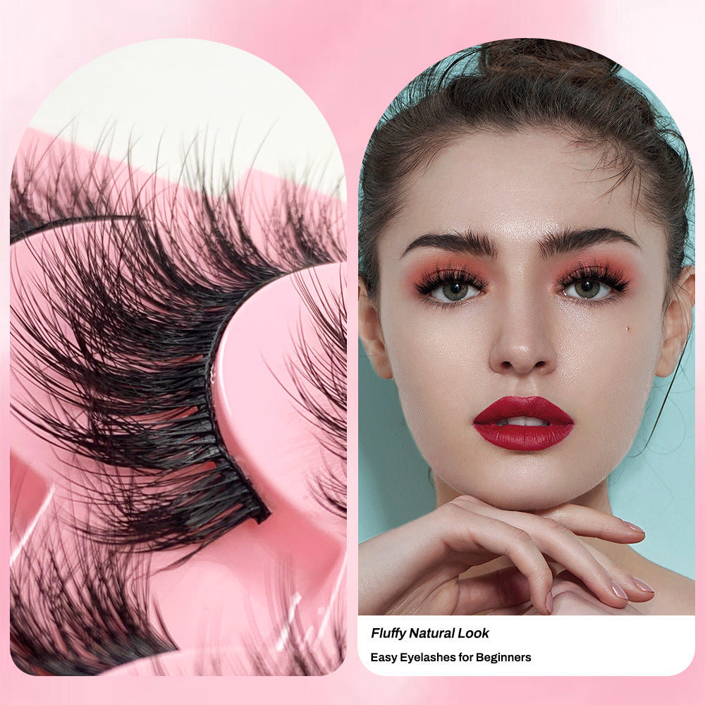 False Eyelashes 14 Pairs Natural Simulation Thick Curl Long