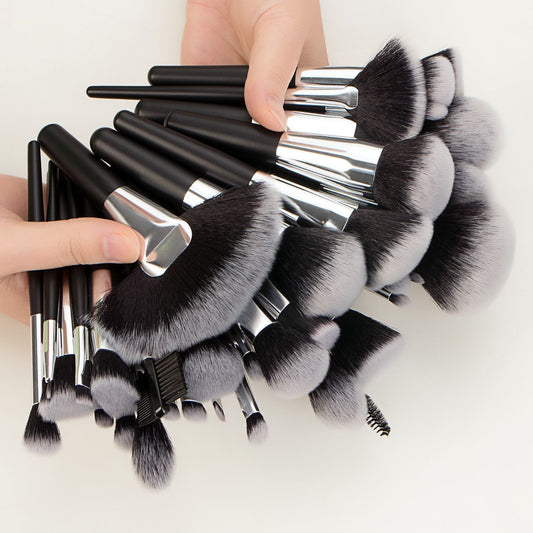 Animal Hair Makeup Brush Full Set